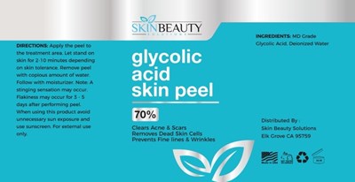 GLYCOLIC Acid 70 Skin Chemical Peel.jpg Content of labeling - GLYCOLIC Acid 70 Skin Chemical Peel